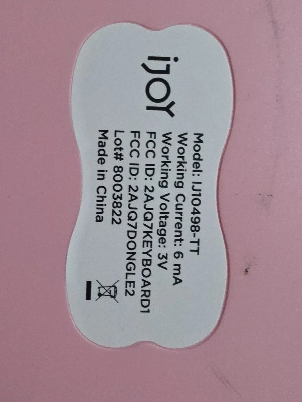 Ijoy Pink Mobile Keyboard And Mouse